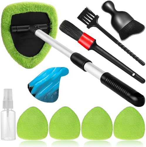Qydipclin 10pcs Windshield Cleaner Tool Car Interior Window Cleaning Kit by Qydipclin