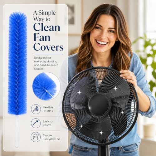 Fan Cleaning Brush, Bendable Washable Fan Duster - Image 5