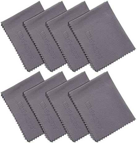 Wisdompro 8-Pack 6x7 Inches Soft Microfiber Cleaning Cloth by Wisdompro