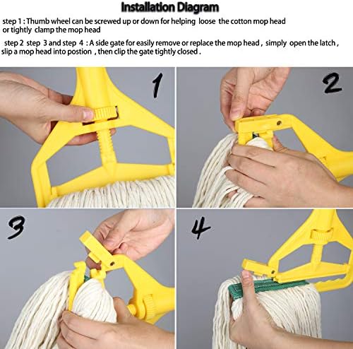 OFO Loop-End Cotton String Mop Head，Heavy Duty String Mop Refills - Image 3
