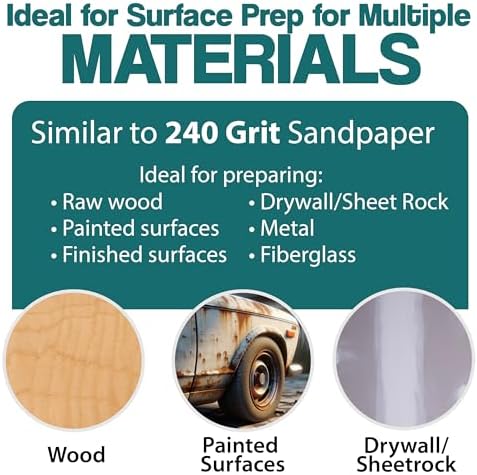6" X 9" Non-Woven Grey Scuff Pads 240 Grit - Image 5