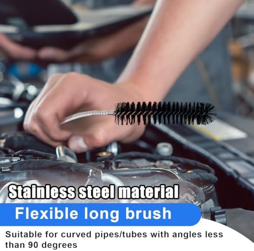 78 Inch Flexible Long Drain Brush, Elastic Slim Hose Pipe Brush - Image 4