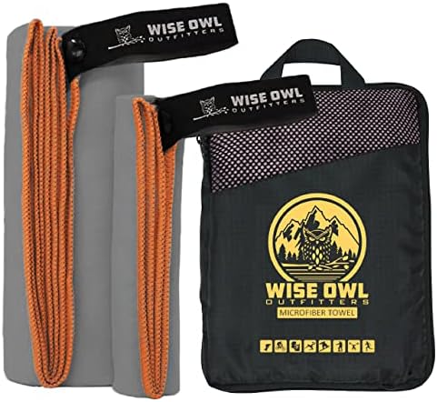 Wise Owl Outfitters Microfiber Camping Towel by WiseOwlOutfitters