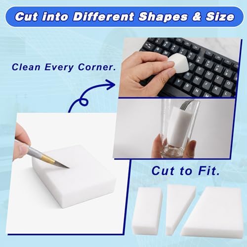 20 Pack Magic Cleaning Sponge Erasers, Non-Scratch Melamine Sponges in Bulk - Image 6