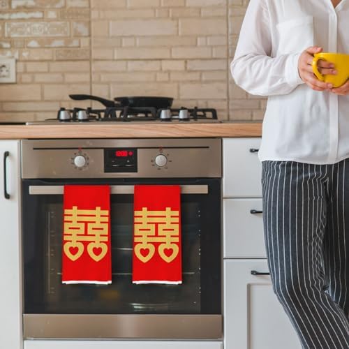 Double Happiness Kitchen Towels Set - Image 4