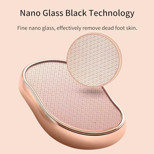 Nano Glass Foot File, Pedicure Tool and exfoliator, Glass Surface, Comfortable - Image 3
