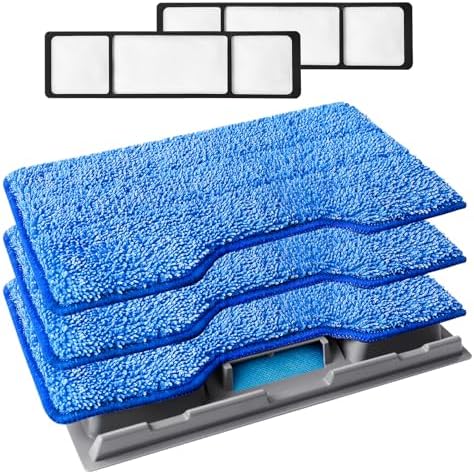 KEEPOW Reusable Mop Pads Refills Replacement Compatible by KEEPOW
