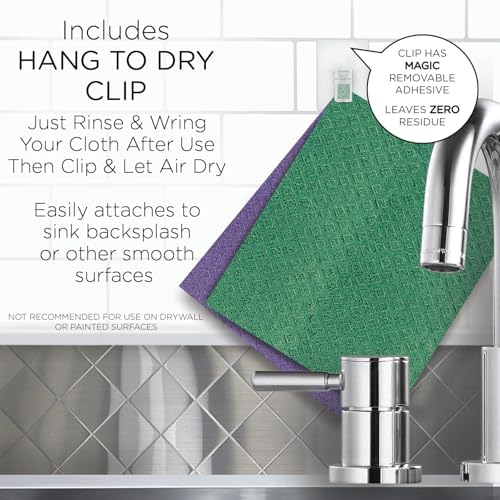 Swedish Dishcloths for Kitchen XL, 30 Sheet Roll, Biodegradable & Compostable - Image 5