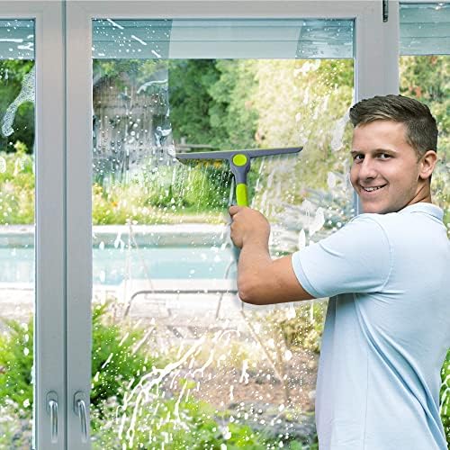 DSV Standard 10" Heavy Duty Green, Handheld Squeegee - Image 5