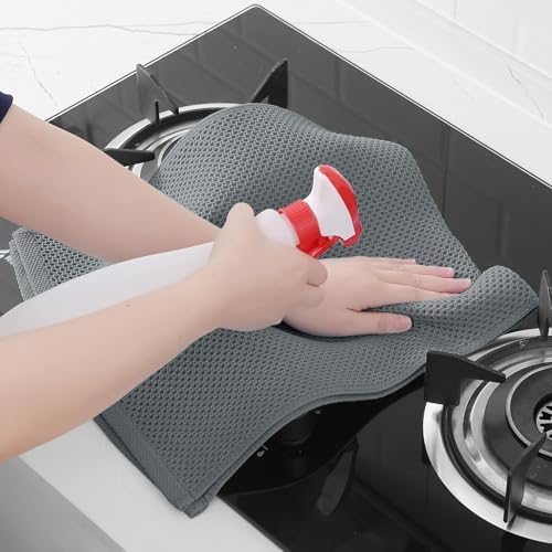 Homaxy 100% Cotton Waffle Weave Kitchen Dish Towels 18-Pack - Image 5