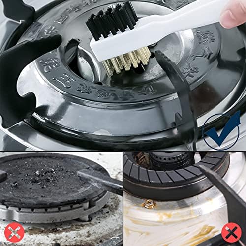 2 Pcs Deep Gas Stove Wire Brushes 4-in-1 Metal Kitchen Cleaning Wire Brush - Image 6