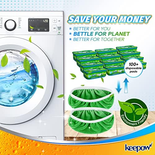KEEPOW Reusable Mop Pads Compatible - Image 3