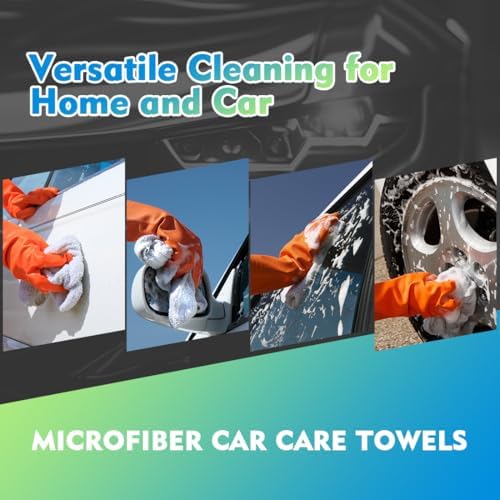 HOMEXCEL White Microfiber Cleaning Cloth 200PK, Towels - Image 5