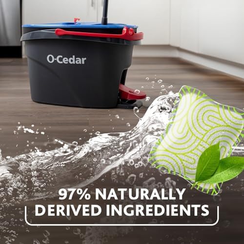 O-Cedar EasyWring RinseClean Microfiber Spin Mop & Bucket Floor Cleaning System - Image 3