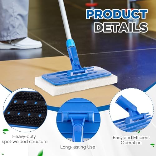Maxdot 6 Pcs Swivel Threaded Scrub Floor Pad Holder - Image 3