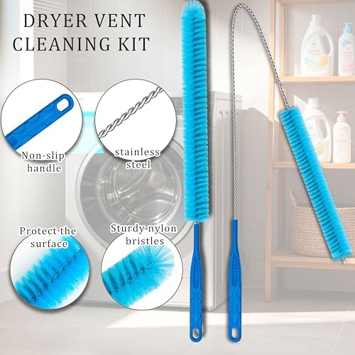 Dryer Vent Cleaner Kit with Flexible Vacuum Hose Attachments - Image 5