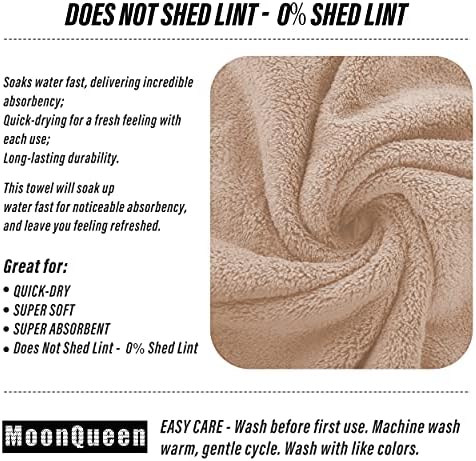 MOONQUEEN 6 Pack Premium Hand Towels - Image 4