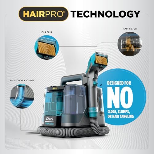 Shark StainStriker HairPro Portable Stain Cleaner, 3 Tools - Image 5