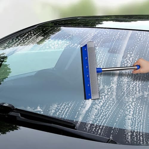 2-in-1 Car Windshield Squeegee and Sponge Scrubber - Image 5