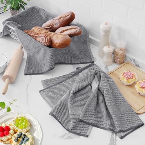 Homaxy 380 GSM Cotton Premium Kitchen Towels 6 Pack - Image 6