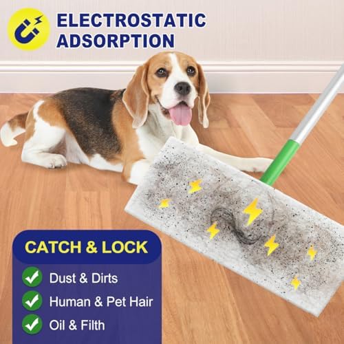 Orighty Dry Sweeping Cloths for Swiffer Sweeper, Disposable - Image 3