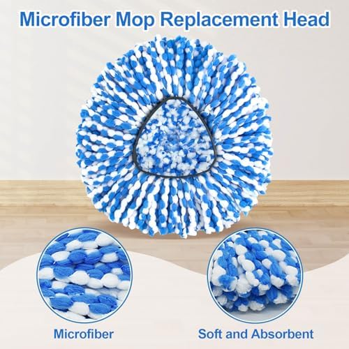 4 Pack Spin Mop Replacement Head - Image 4