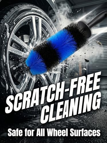 TAKAVU Wheel & Tire Brush, Long Soft Bristle, Easy Reach - Image 3