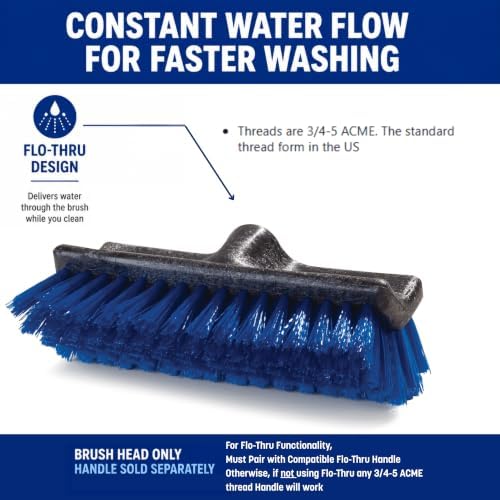 SPARTA Flo-Pac Deck Brush Floor Scrubber, Grout Brush - Image 5