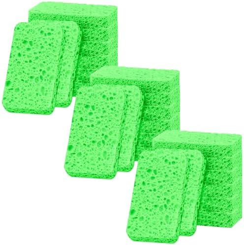 24 - Pack Non-Scratch Scrub Sponges - Sponges by Mainlyrunmakeupsuppliers