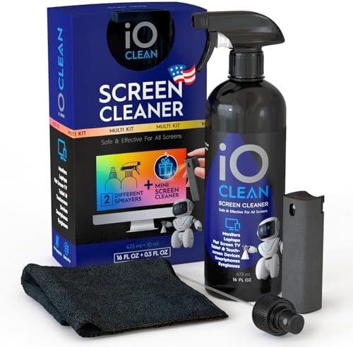 Screen Cleaner Spray – Best Large Cleaning Kit for by iOCLEAN