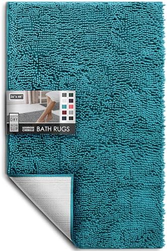 Hearth & Harbor Bathroom Rugs, Chenille Bath Mat - Image 3
