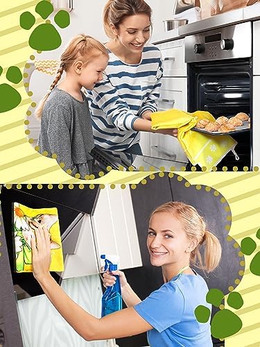 Bencailor 4 Pcs Cat Kitchen Towels Hand Tea Towels Gift - Image 4