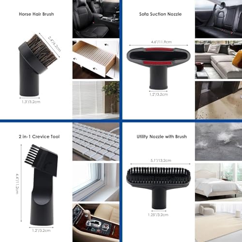 11PCS 1-1/4 Inch Vacuum Attachments Kit - Image 3