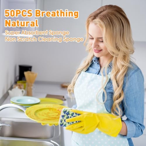 Maxdot 50 Counts Compressed Cellulose Sponges Bulk Fruits Pattern Natural - Image 5