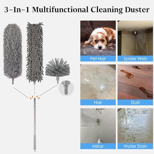 Microfiber Feather Duster 5-in-1 Kit - Image 2