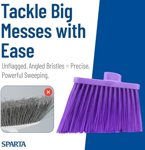 SPARTA Sweeper Broom – 12 Inch Angled Outdoor Broom Head - Image 6