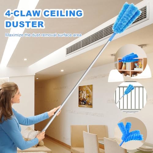 Storystore Ceiling Fan Cleaner Duster, Adjustable Microfiber Duster - Image 5
