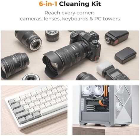 K&F CONCEPT 6-in-1 Keyboard Cleaning Brush Kit - Image 2
