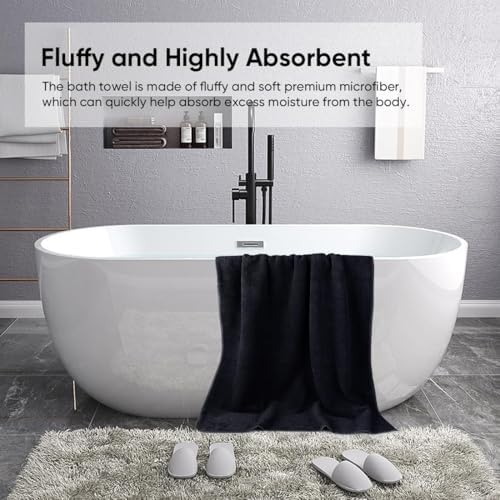 HOMEXCEL Bath Sheets 2PK, 35x70 in, Absorbent&Soft, Extra Large Bath Towel - Image 5