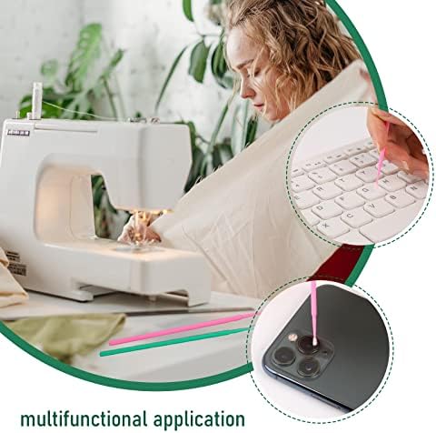 200 Pcs Sewing Machine Cleaning Brushes Tool Kit, Disposable Bendable Pointed - Image 7