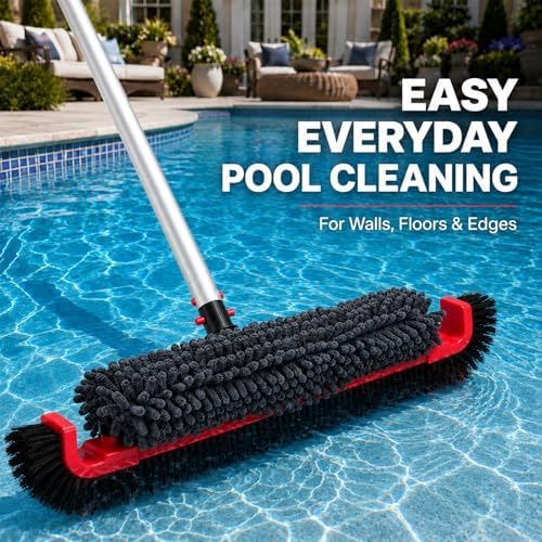 Sepetrel 22-Inch Curved Pool Brush Head, Chenille Scrubber - Image 6