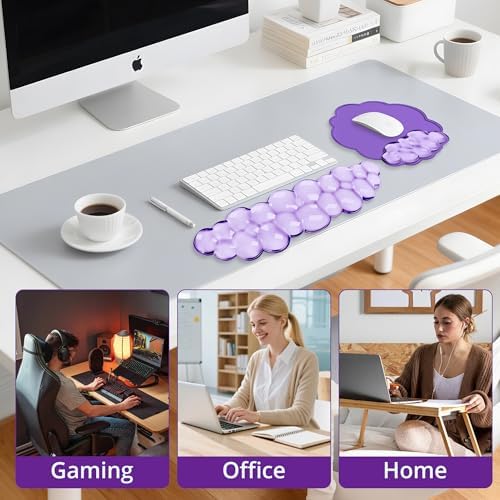 Keyboard Wrist Rest Set — Ergonomic Cloud Wrist Rest Keyboard and Mouse Pad - Image 6
