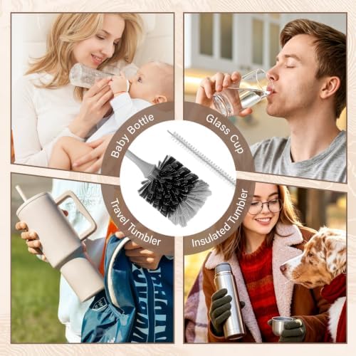 AONEZ 6 Pcs Bottle Brush Set, Straw Brush - Image 7