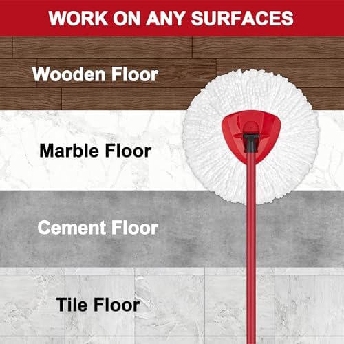 TidyMonster 4+1 Pack Mop Replacement Heads - Image 5