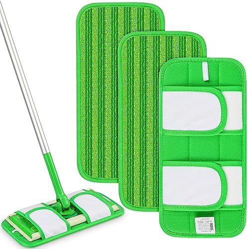 Papclean 3 Pack Reusable Mop Pads Refills Compatible by Papclean