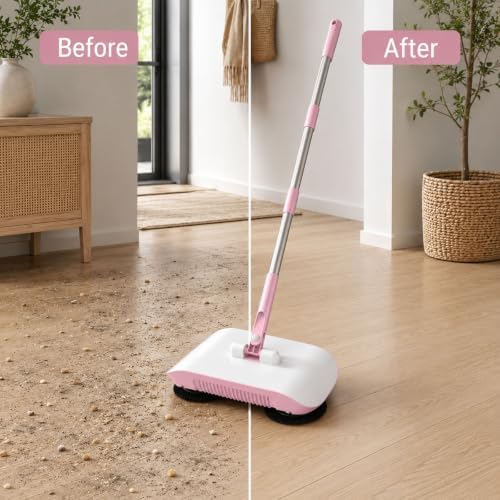 ROTORS Smart Robot Vacuum Mop & Broom, 3-in-1 Manual Push Sweeper - Image 5