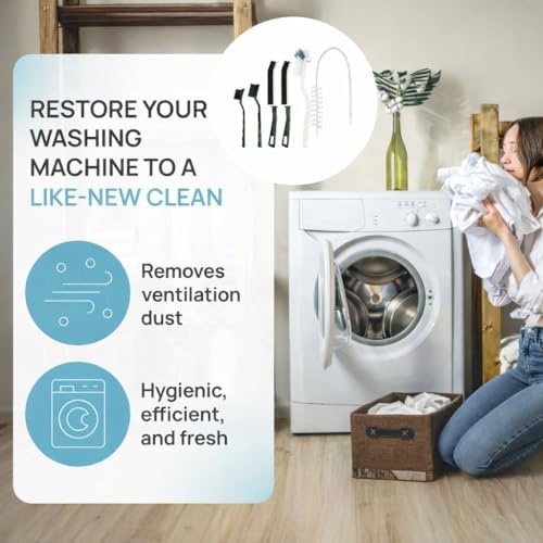 8-Piece Washing Machine Cleaning Brush Set - Image 3