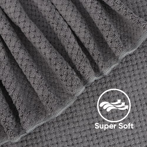 HOMEXCEL 4PK Bath Towel Set, 30x60 in, Absorbent Large Towels - Image 2