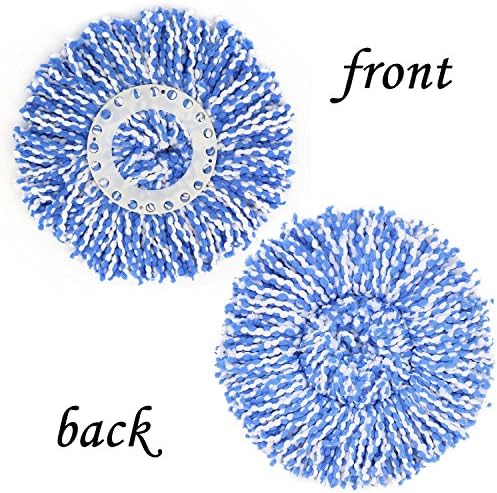 3 Pack 360° Spin Magic Mop Replacement Head, Round Shape Standard Size - Image 5