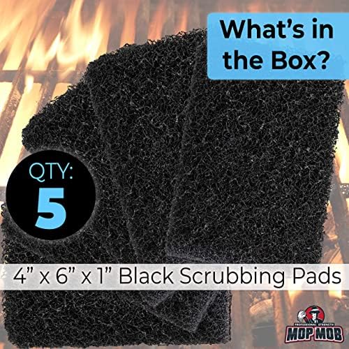 Restaurant-Grade Griddle Cleaning Pads 5 Pack. Use on Metal Grills, Cast Iron - Image 2